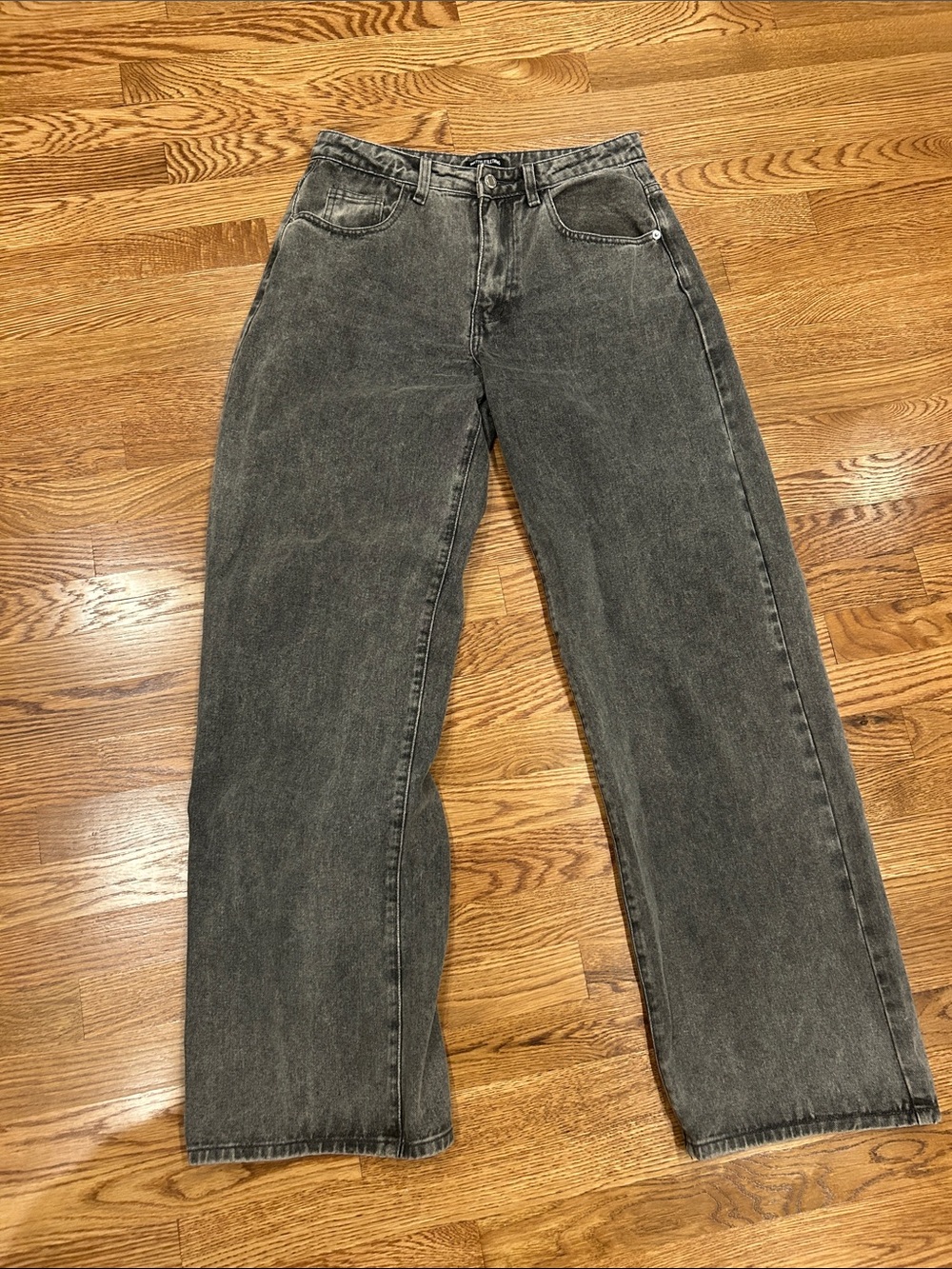 Pretty Little Thing Wide Leg Tall Jeans